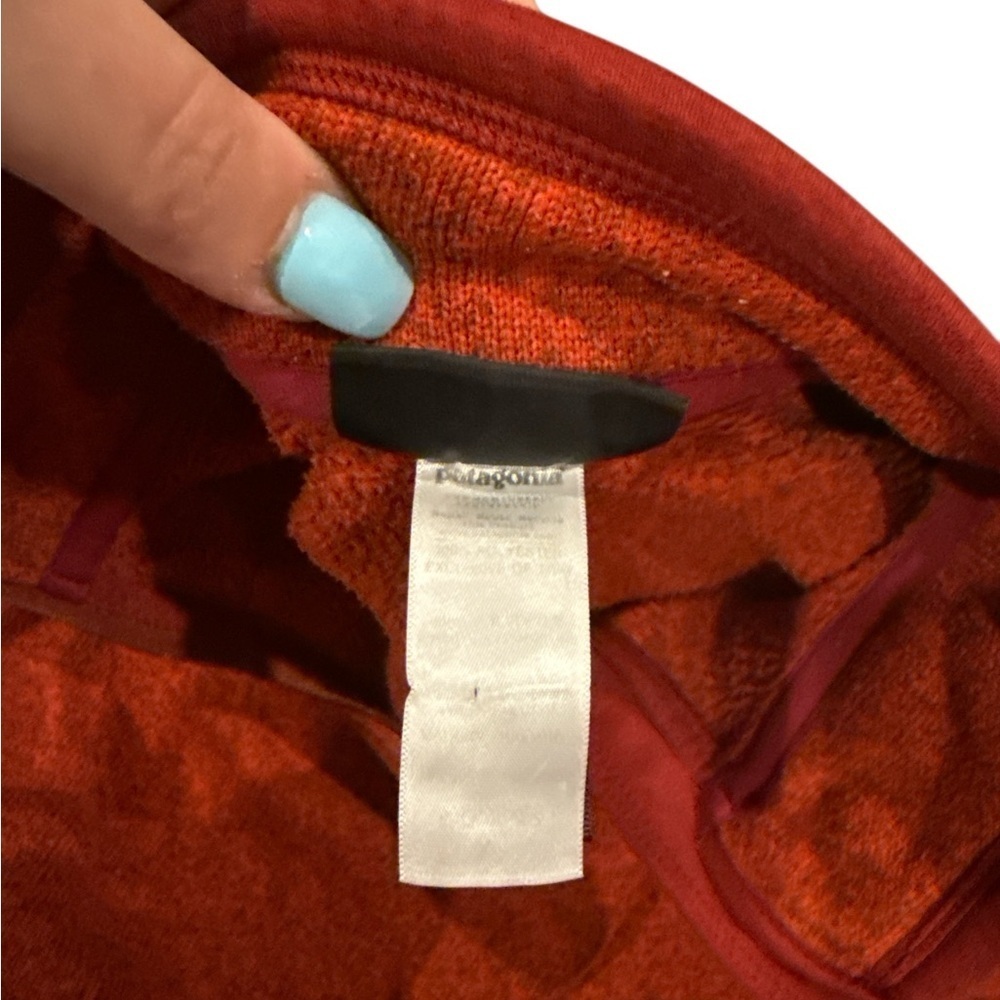 Patagonia Deep Red Fleece Pullover - Picture 2 of 3